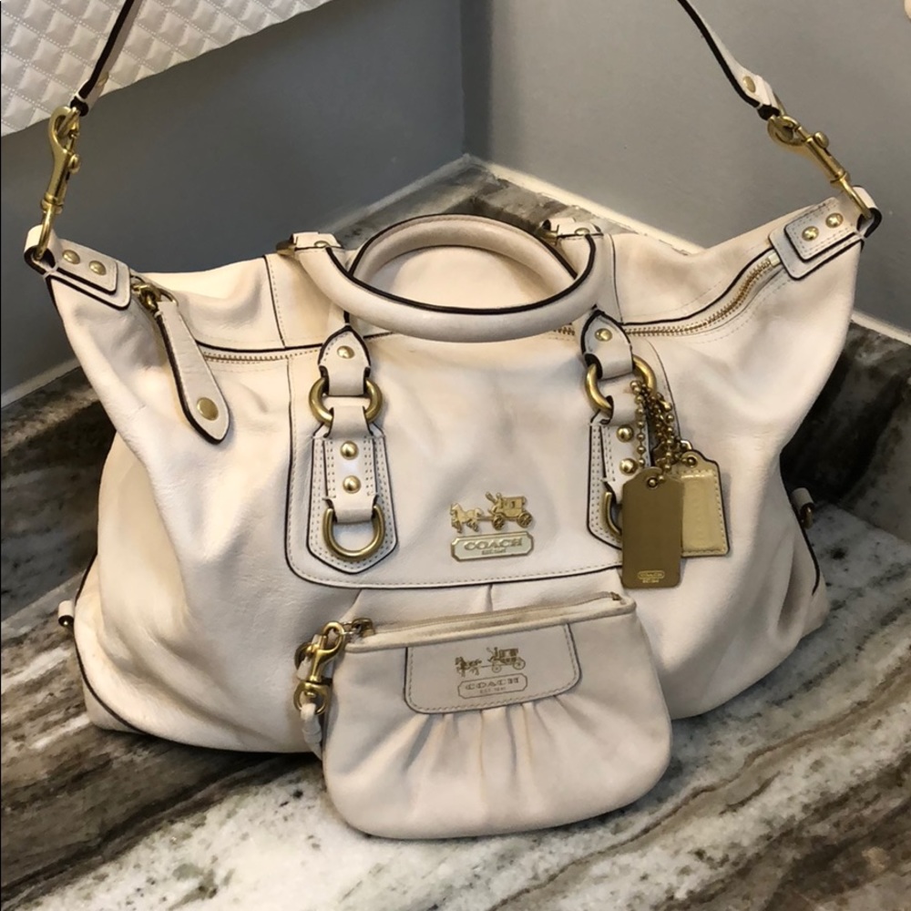 Coach purse and wristlet bundle deal